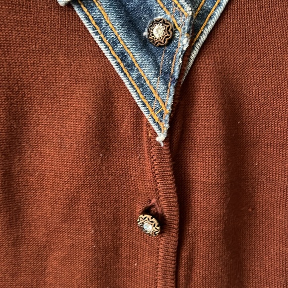 1980’s Vintage Handmade Cardigan Sweater - Picture 6 of 13